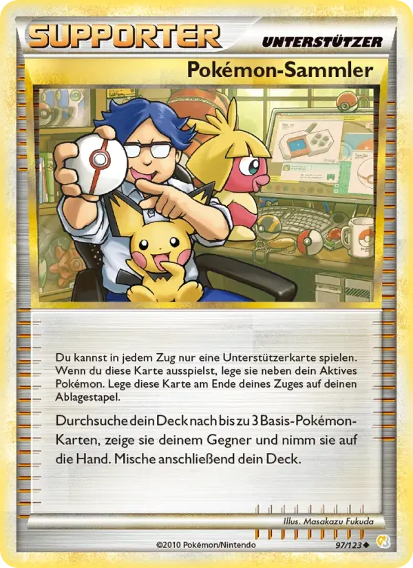 Pokémon-Sammler — HeartGold SoulSilver 97 German Pokémon card