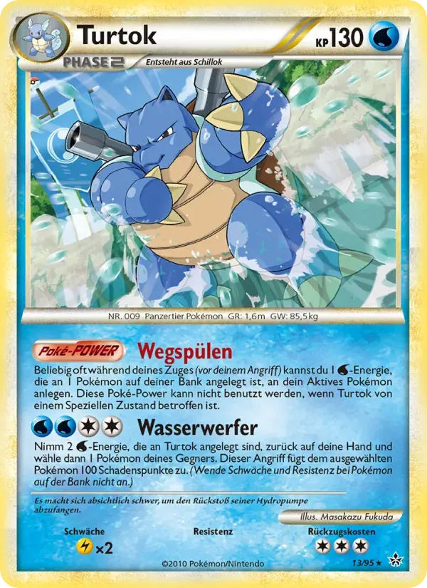 Turtok — Entfesselt 13 German Pokémon card