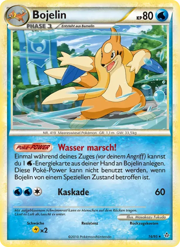 Bojelin — Entfesselt 16 German Pokémon card