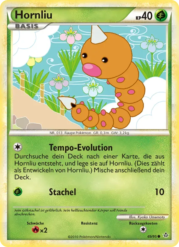 Hornliu — Entfesselt 69 German Pokémon card