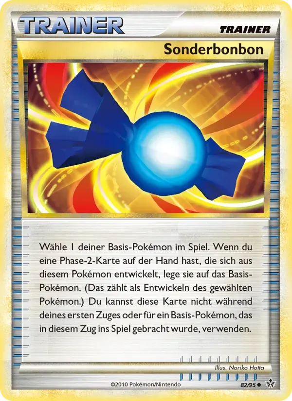 Sonderbonbon — Entfesselt 82 German Pokémon card