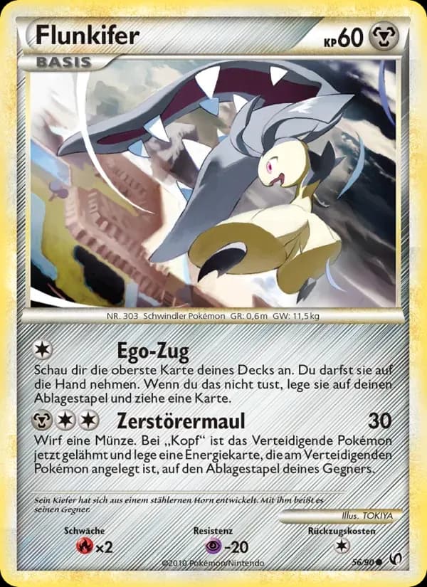 Flunkifer — Unerschrocken 56 German Pokémon card