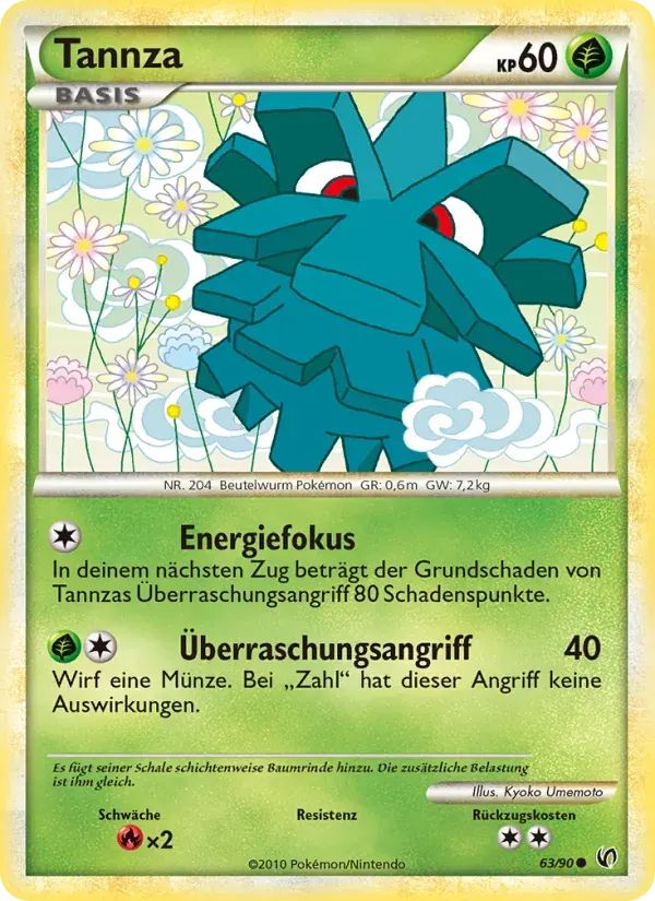 Tannza — Unerschrocken 63 German Pokémon card