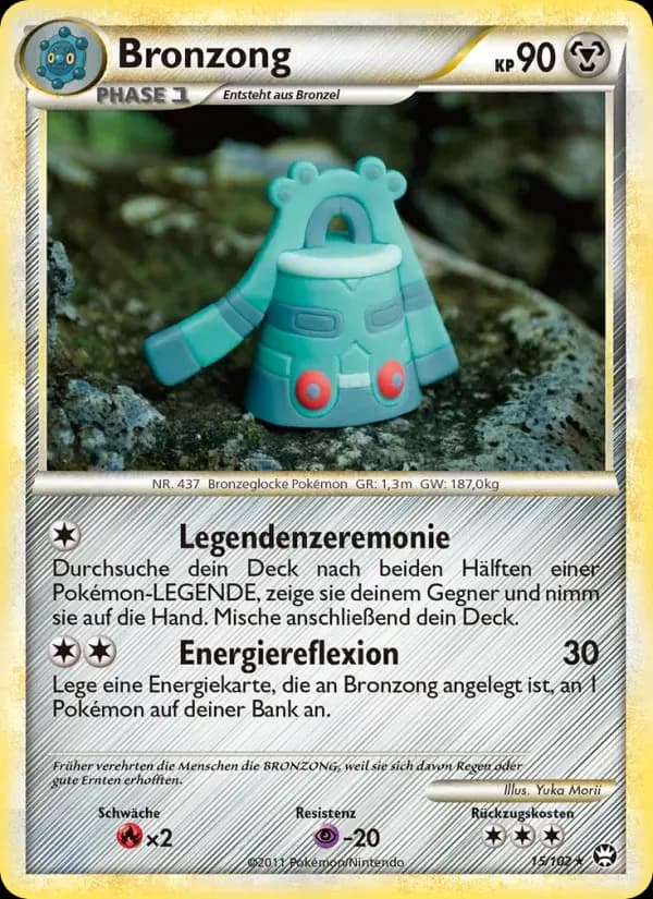 Bronzong — Triumph 15 German Pokémon card