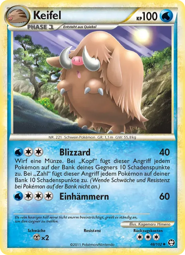 Keifel — Triumph 48 German Pokémon card