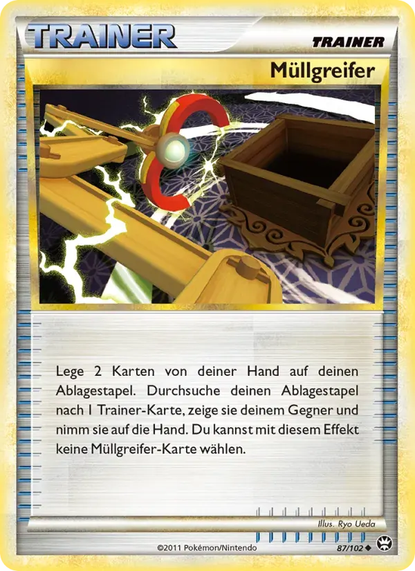 Müllgreifer — Triumph 87 German Pokémon card