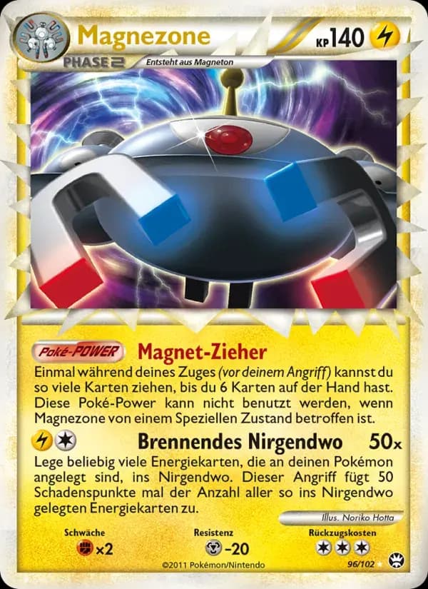 Magnezone — Triumph 96 German Pokémon card