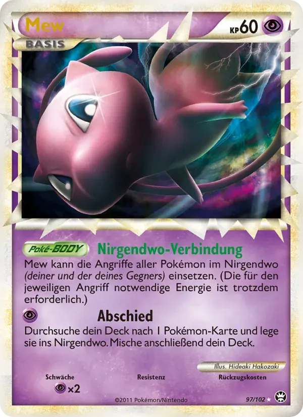 Mew — Triumph 97 German Pokémon card