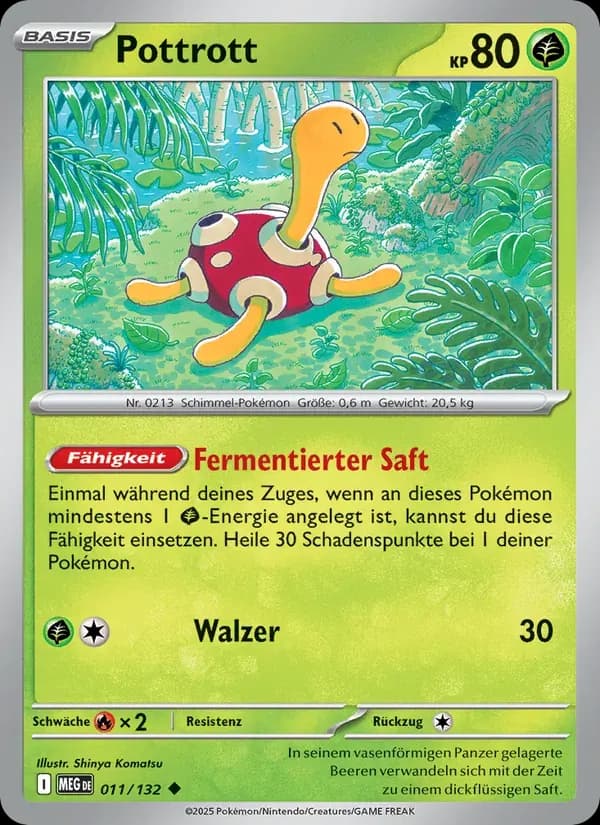Pottrott — Mega-Entwicklung 11 German Pokémon card