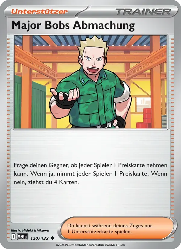 Major Bobs Abmachung — Mega-Entwicklung 120 German Pokémon card
