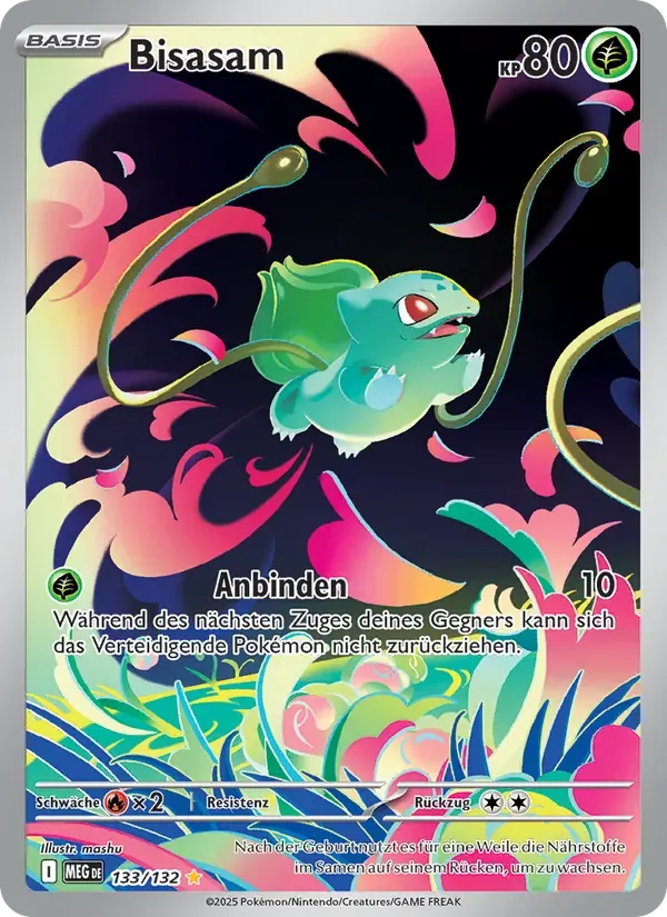 Bisasam — Mega-Entwicklung 133 German Pokémon card