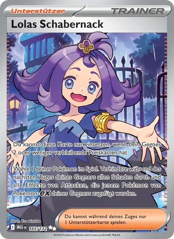 Lolas Schabernack — Mega-Entwicklung 165 German Pokémon card