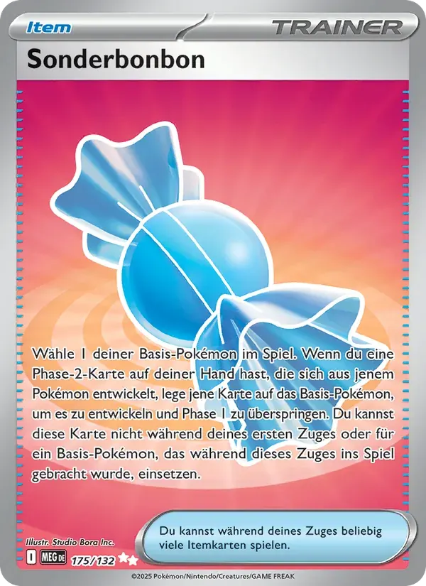 Sonderbonbon — Mega-Entwicklung 175 German Pokémon card