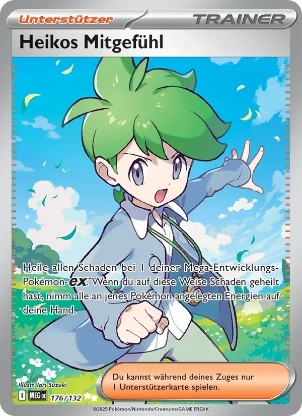 Heikos Mitgefühl — Mega-Entwicklung 176 German Pokémon card
