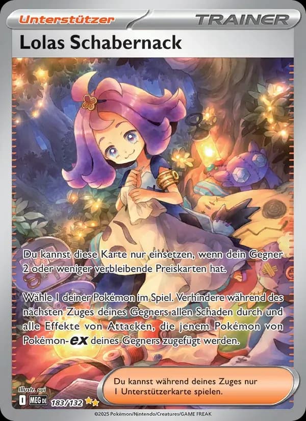 Lolas Schabernack — Mega-Entwicklung 183 German Pokémon card