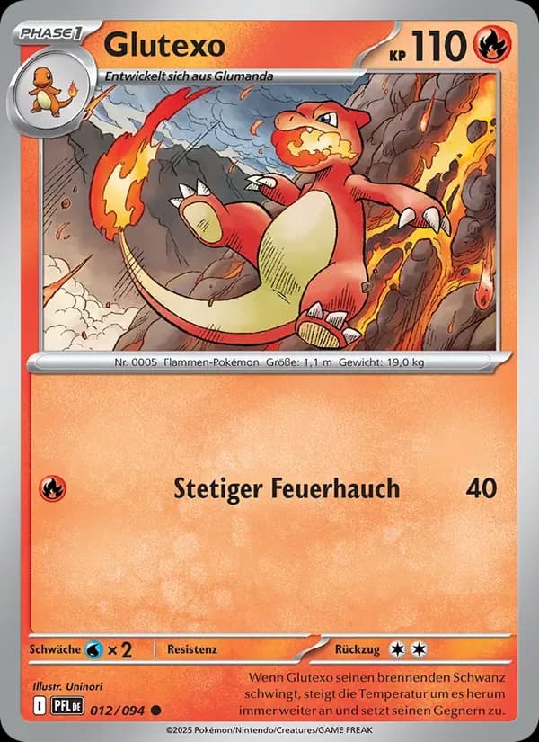 Glutexo — Fatale Flammen 12 German Pokémon card