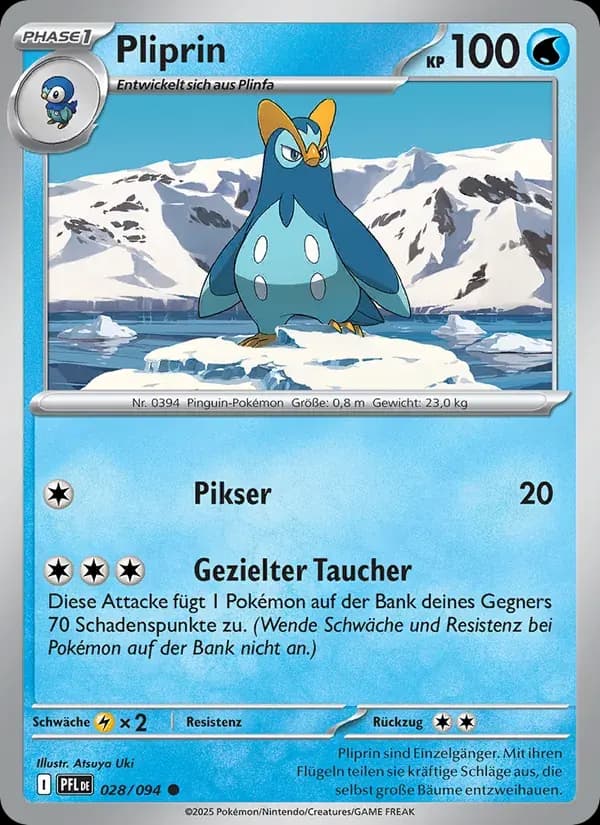 Pliprin — Fatale Flammen 28 German Pokémon card