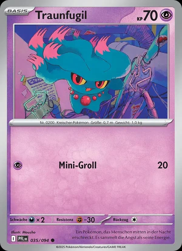 Traunfugil — Fatale Flammen 35 German Pokémon card