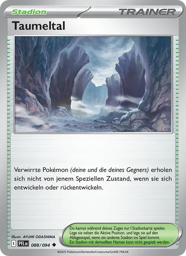 Taumeltal — Fatale Flammen 88 German Pokémon card