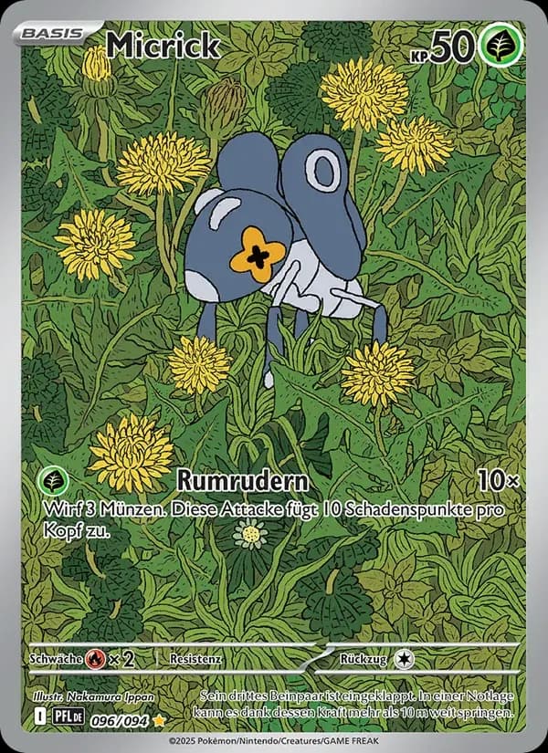 Micrick — Fatale Flammen 96 German Pokémon card