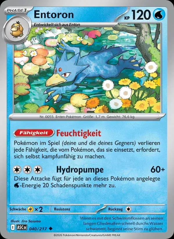 Entoron — Erhabene Helden 40 German Pokémon card