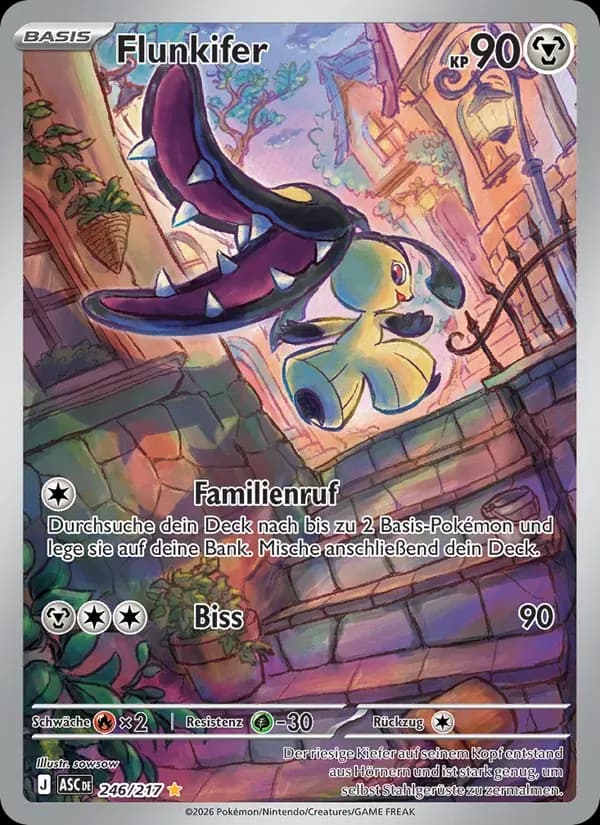 Flunkifer — Erhabene Helden 246 German Pokémon card