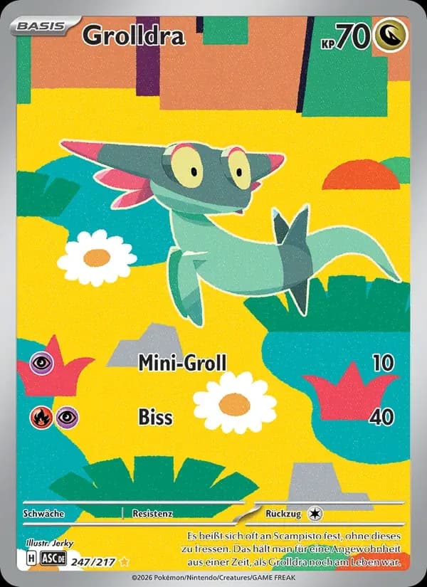 Grolldra — Erhabene Helden 247 German Pokémon card