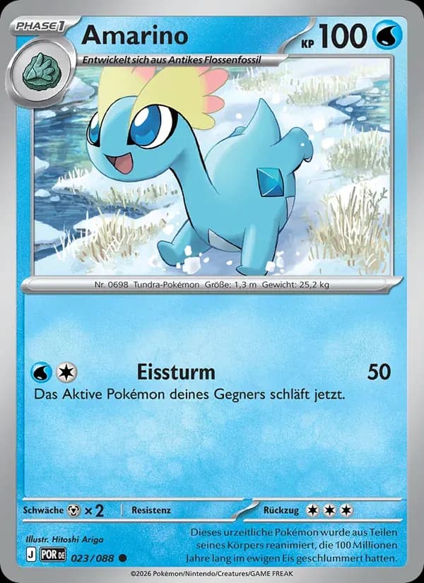 Amarino — Optimale Ordnung 23 German Pokémon card