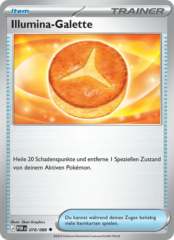Illumina-Galette — Optimale Ordnung 78 German Pokémon card