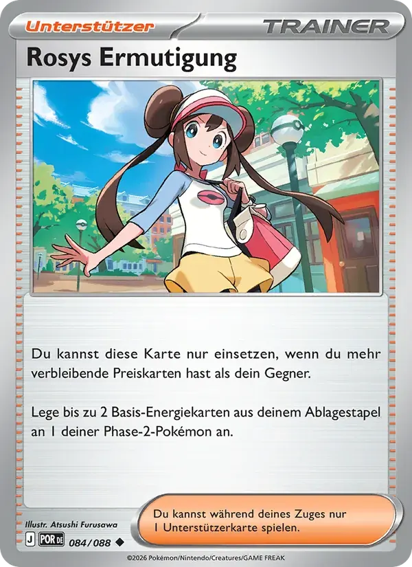 Rosys Ermutigung — Optimale Ordnung 84 German Pokémon card