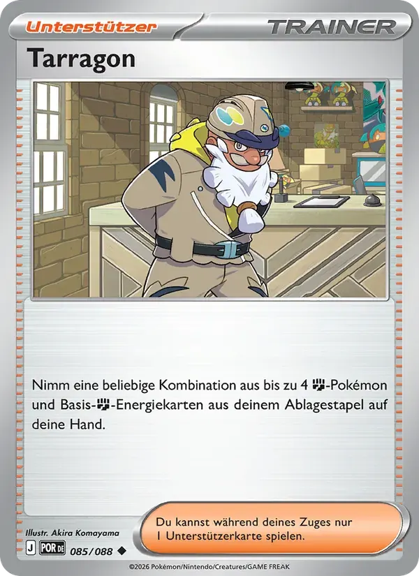 Tarragon — Optimale Ordnung 85 German Pokémon card