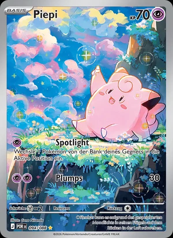 Piepi — Optimale Ordnung 94 German Pokémon card