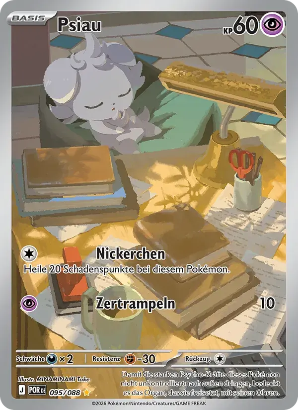 Psiau — Optimale Ordnung 95 German Pokémon card
