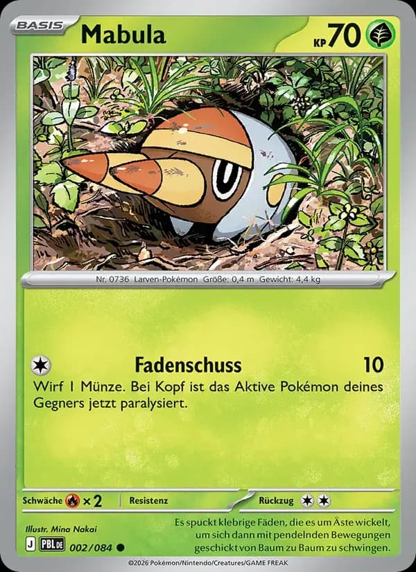 Mabula — Dunkelnacht 2 German Pokémon card