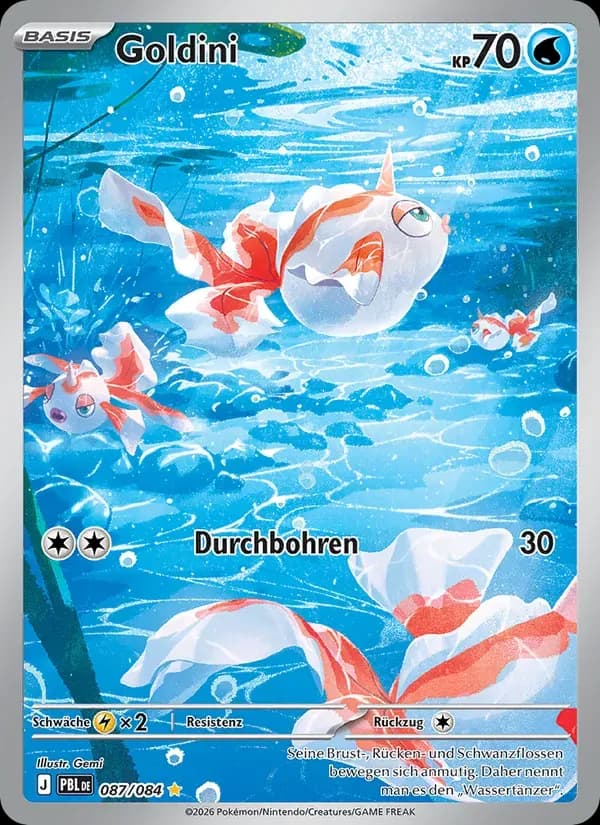 Goldini — Dunkelnacht 87 German Pokémon card