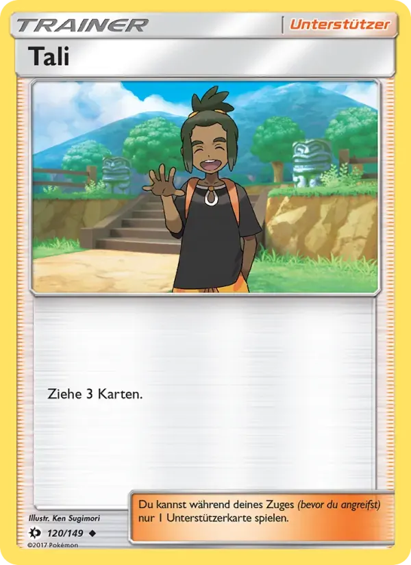 Tali — Sonne & Mond 120 German Pokémon card