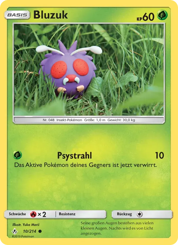 Bluzuk — Kräfte im Einklang 10 German Pokémon card