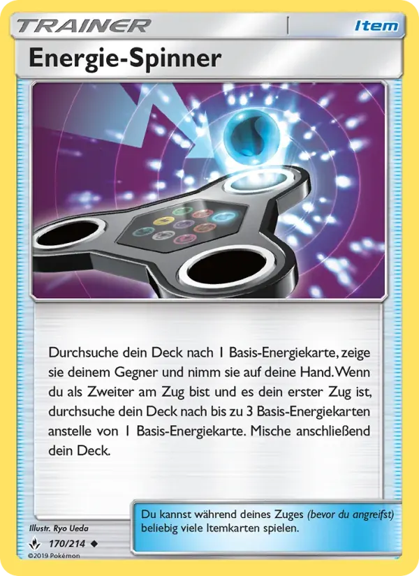 Energie-Spinner — Kräfte im Einklang 170 German Pokémon card