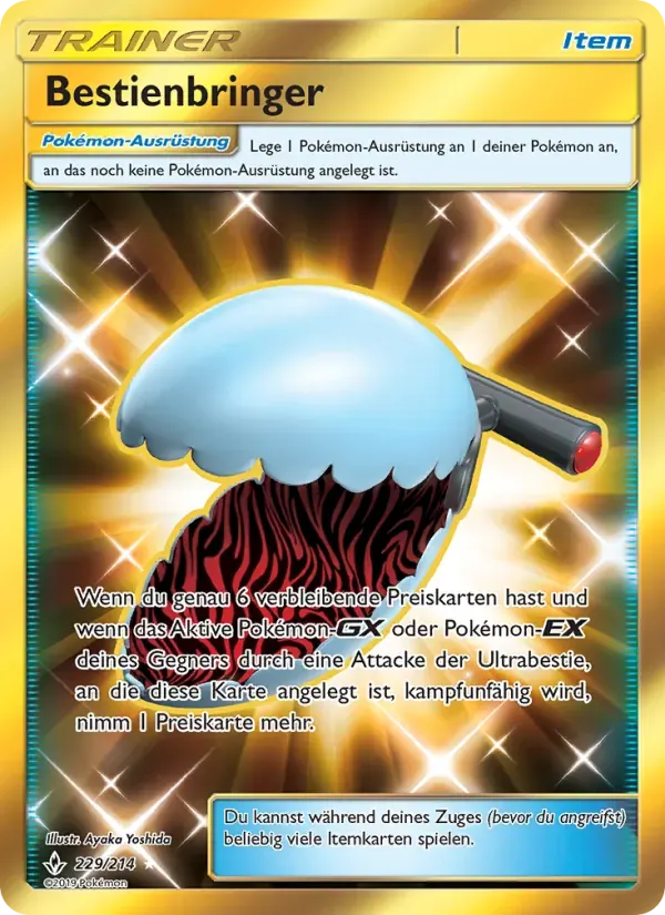 Bestienbringer — Kräfte im Einklang 229 German Pokémon card