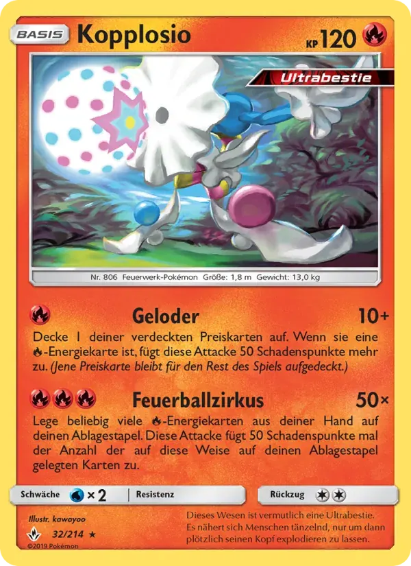 Kopplosio — Kräfte im Einklang 32 German Pokémon card