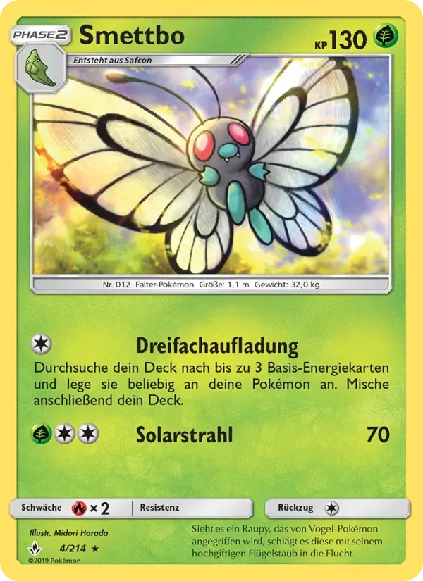 Smettbo — Kräfte im Einklang 4 German Pokémon card
