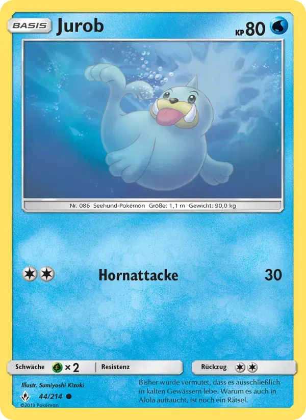 Jurob — Kräfte im Einklang 44 German Pokémon card