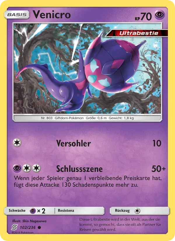 Venicro — Bund der Gleichgesinnten 102 German Pokémon card