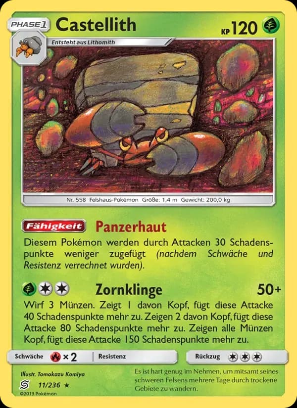 Castellith — Bund der Gleichgesinnten 11 German Pokémon card