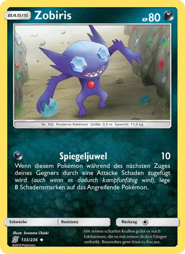 Zobiris — Bund der Gleichgesinnten 133 German Pokémon card