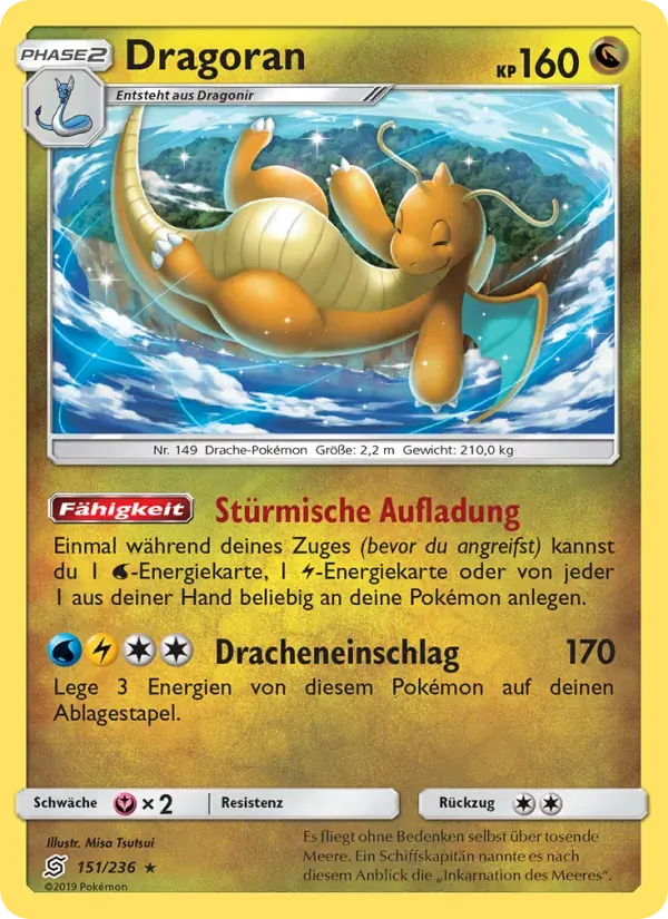 Dragoran — Bund der Gleichgesinnten 151 German Pokémon card