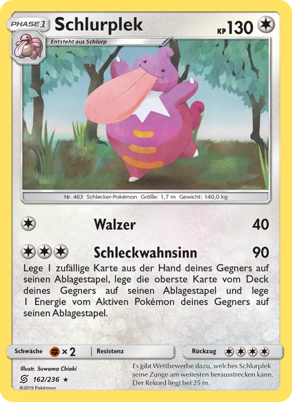 Schlurplek — Bund der Gleichgesinnten 162 German Pokémon card
