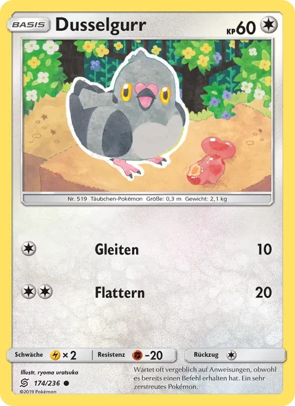 Dusselgurr — Bund der Gleichgesinnten 174 German Pokémon card