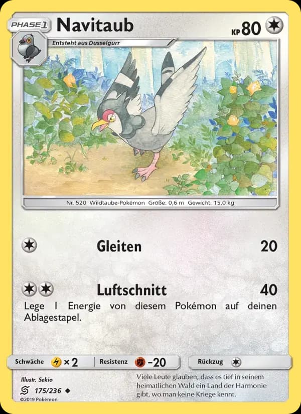 Navitaub — Bund der Gleichgesinnten 175 German Pokémon card