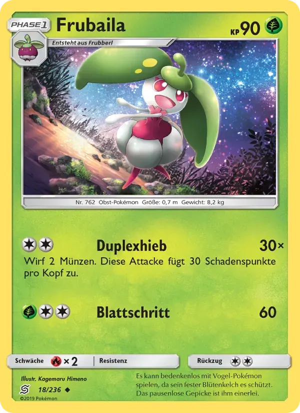 Frubaila — Bund der Gleichgesinnten 18 German Pokémon card